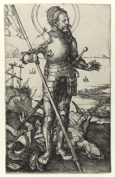 セントジョージスタンディング、1502年 作： Albrecht Dürer