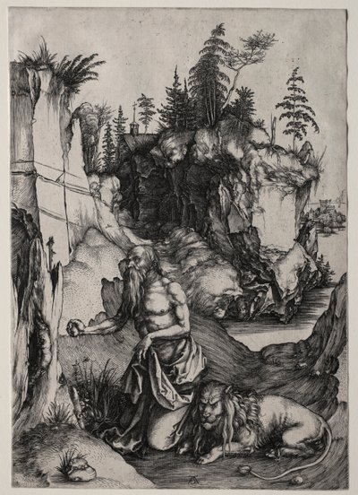 悔い改めの聖ヒエロニムス 作： Albrecht Dürer