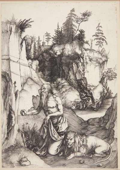 荒野で悔い改める聖ヒエロニムス 作： Albrecht Dürer