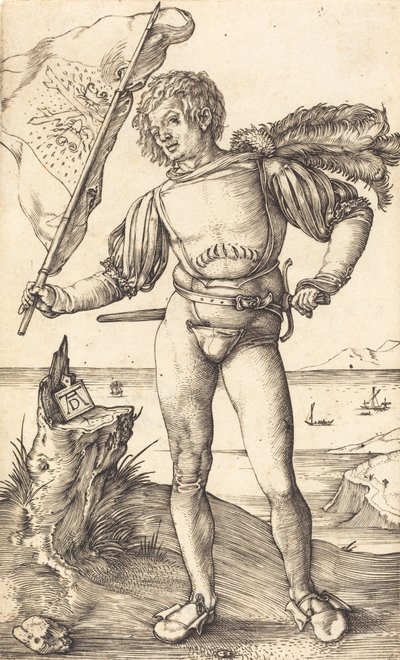 旗手、c。 15021503。 作： Albrecht Dürer