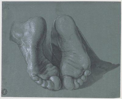 2足の研究、1508年頃 作： Albrecht Dürer