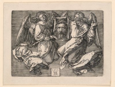 二人の天使が見せるスダリウム 作： Albrecht Dürer