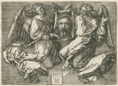 二人の天使が見せるスダリウム 作： Albrecht Dürer