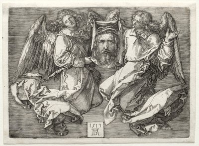 二人の天使が見せるスダリウム 作： Albrecht Dürer