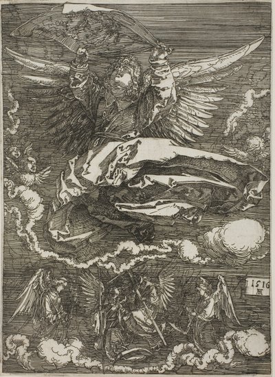 天使が広げたスダリウム 作： Albrecht Dürer