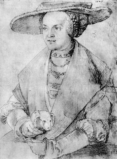スザンヌフォンブランデンブルクアンスバッハ、1525年、1936年 作： Albrecht Dürer
