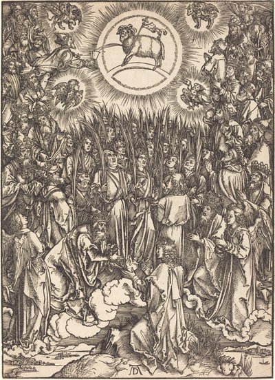 子羊の崇拝 作： Albrecht Dürer