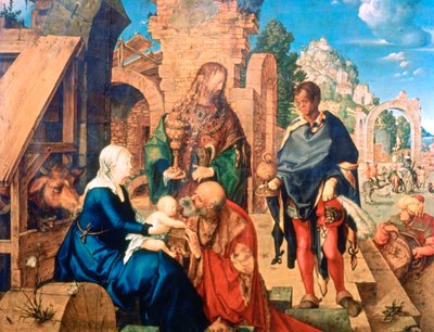 賢者の礼拝、1504 作： Albrecht Dürer