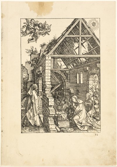 『聖母の生涯』より「羊飼いの礼拝」 作： Albrecht Dürer