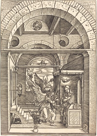 受胎告知 作： Albrecht Dürer