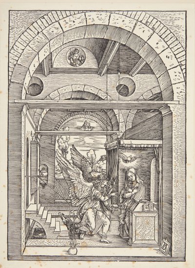受胎告知 作： Albrecht Dürer