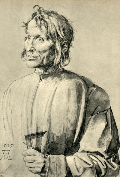 建築家ヒエロニムスフォンアウグスブルク、1506年、1943年。 作： Albrecht Dürer