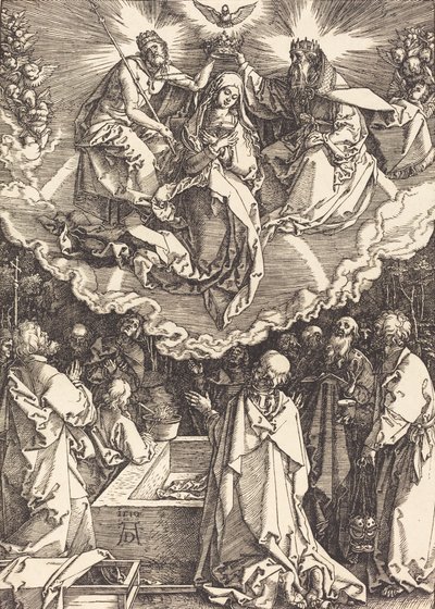 聖母の被昇天と戴冠式、1510年。 作： Albrecht Dürer