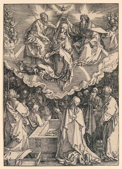 聖母被昇天、Life of the Virgin シリーズより 作： Albrecht Dürer