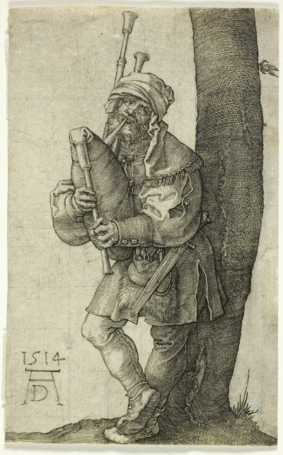 バッグパイパー 作： Albrecht Dürer