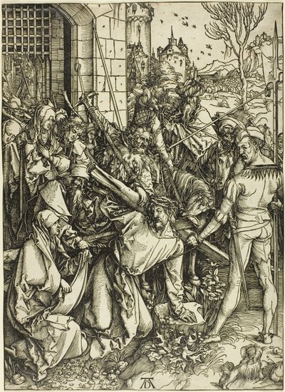 『大いなる受難』より「十字架のベアリング」 作： Albrecht Dürer