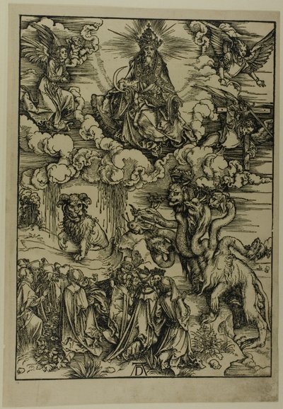 The Apocalypse の子羊のような 2 本の角を持つ獣 作： Albrecht Dürer