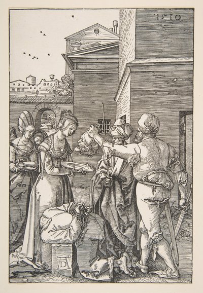洗礼者聖ヨハネの斬首、1510年。 作： Albrecht Dürer