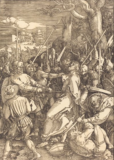 キリストの裏切り、1510年。 作： Albrecht Dürer