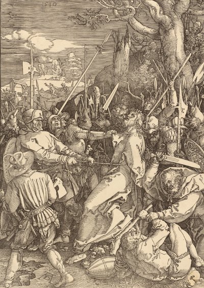 キリストの裏切り、1510年。 作： Albrecht Dürer