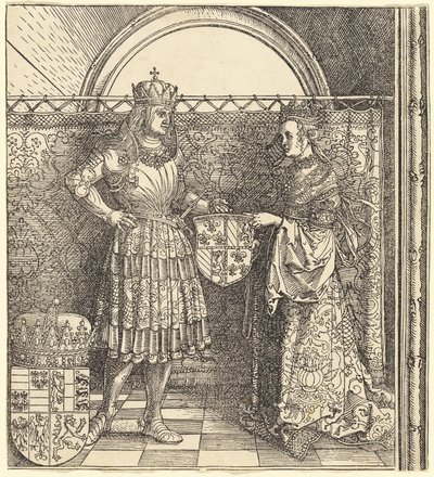 ブルゴーニュのマリアとマクシミリアンの婚約 作： Albrecht Dürer