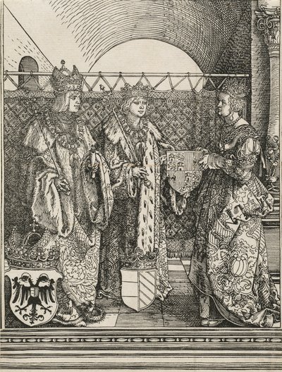カスティーリャのジョアンとのフィリップ フェアの婚約、1515 年。 作： Albrecht Dürer