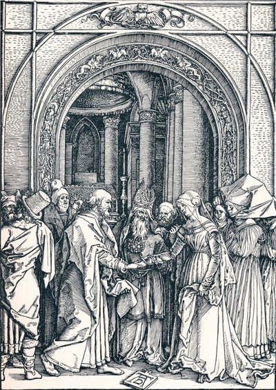 聖母の婚約、1506 1906。 作： Albrecht Dürer