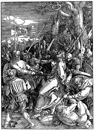 キリストの捕獲、1510、1936 作： Albrecht Dürer