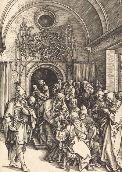 割礼、c。 15041505。 作： Albrecht Dürer