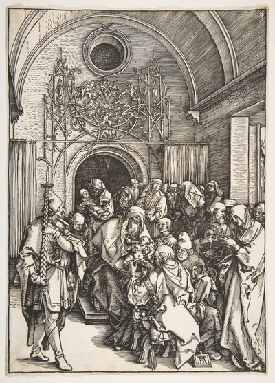 聖母の生涯からの割礼 作： Albrecht Dürer