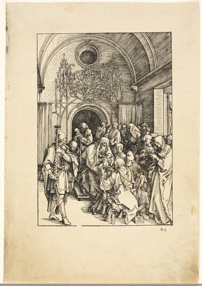 『聖母の生涯』よりキリストの割礼 作： Albrecht Dürer
