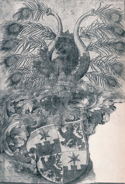 ヴィルヘルムとヴォルフガングロッゲンドルフの紋章、1520年1906年 作： Albrecht Dürer