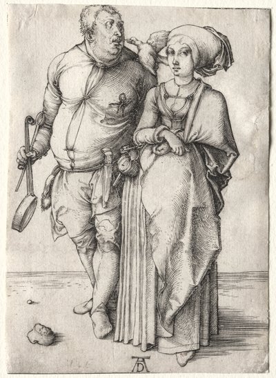 コックと彼の妻 作： Albrecht Dürer
