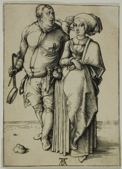 コックと彼の妻 作： Albrecht Dürer