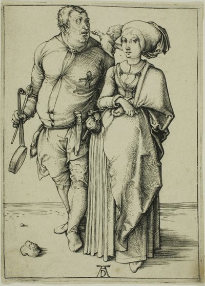 コックと彼の妻 作： Albrecht Dürer