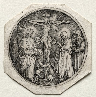 はりつけ、c。 1518年。 作： Albrecht Dürer