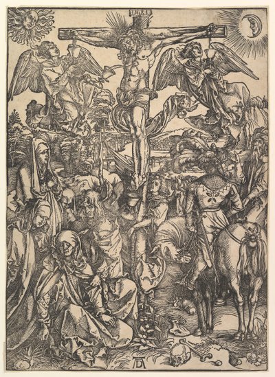 大きな受難からのはりつけ、ca。 1498年。 作： Albrecht Dürer