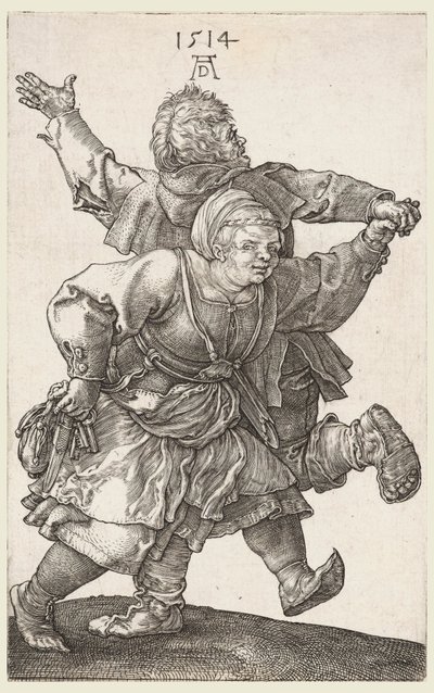 踊る農民 作： Albrecht Dürer