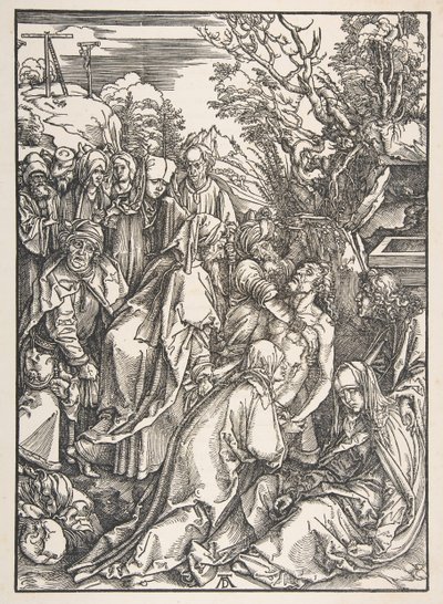 大受難からのキリストの沈着nd 作： Albrecht Dürer