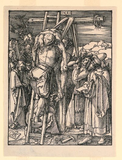 The Descent from the Cross (The Deposition), from The Little Passion Series 作： Albrecht Dürer