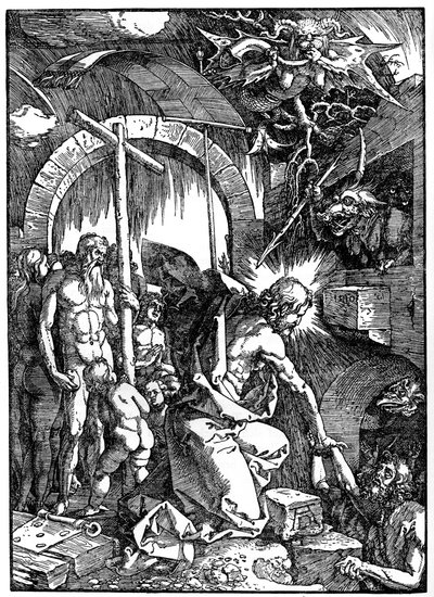 リンボへのキリストの降下、1510、1936 作： Albrecht Dürer