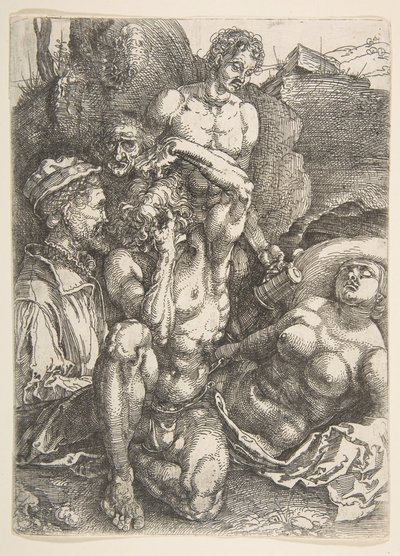 デスパレートな男、ca。 1515。 作： Albrecht Dürer