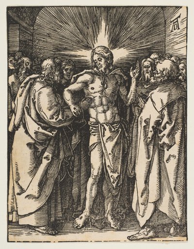 小さな情熱から、疑わしいトーマス、ca。 1510。 作： Albrecht Dürer