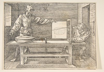 リュートの製図工.nd 作： Albrecht Dürer