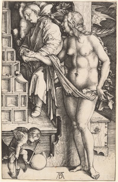 医者の夢 (怠け者の誘惑) 作： Albrecht Dürer