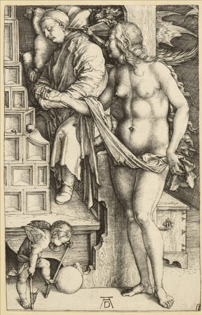 医者の夢、1497-98 作： Albrecht Dürer
