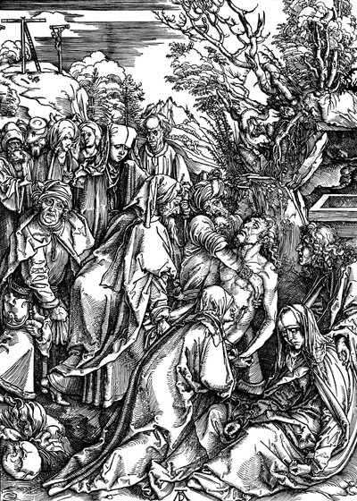 「埋葬」、c1497-c1500。 作： Albrecht Dürer