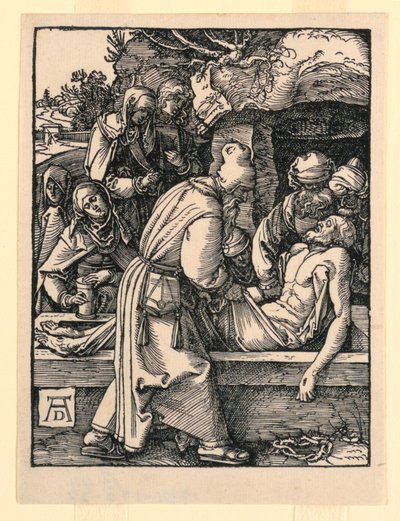 The Enombment, from The Little Passion Series 作： Albrecht Dürer