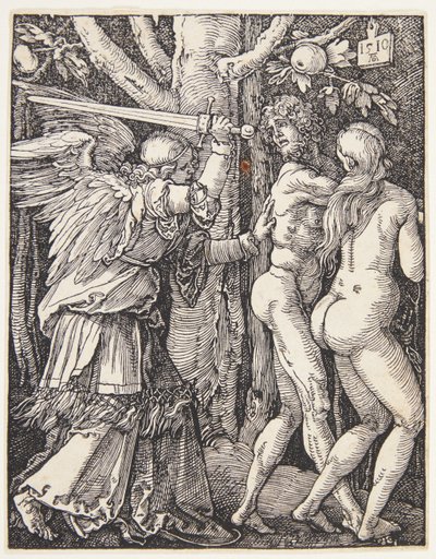 楽園からの追放 作： Albrecht Dürer