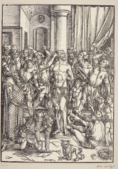 むち打ち 作： Albrecht Dürer